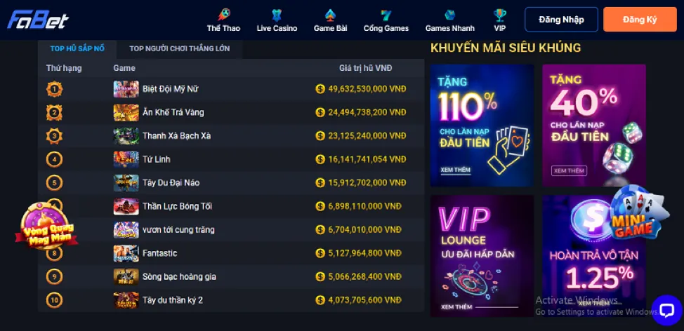Chương trình VIP độc quyền win89